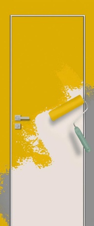 Скрытая дверь РД-10 прямого открывания, Под покраску, 800*2000 мм. «Дверной лидер» в Ярославле